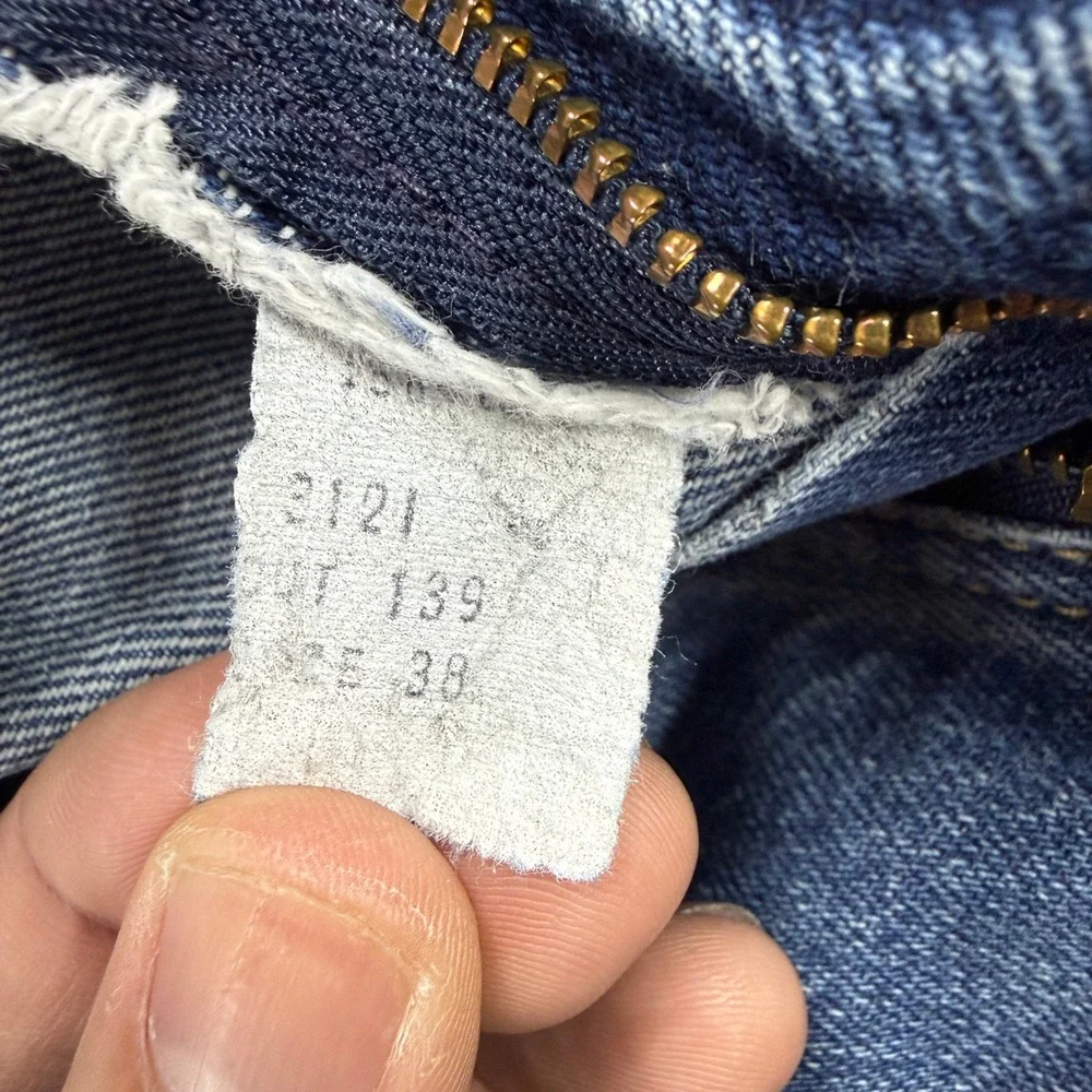 Vintage 80s Sasson Jeans Womens 38 Medium Wash Denim Pleated High Rise Retro